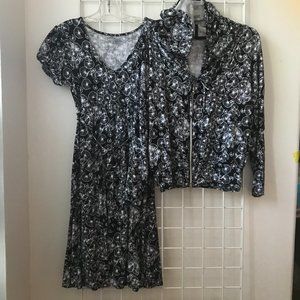 NWT Nicole Miller 2 piece Dress Jacket